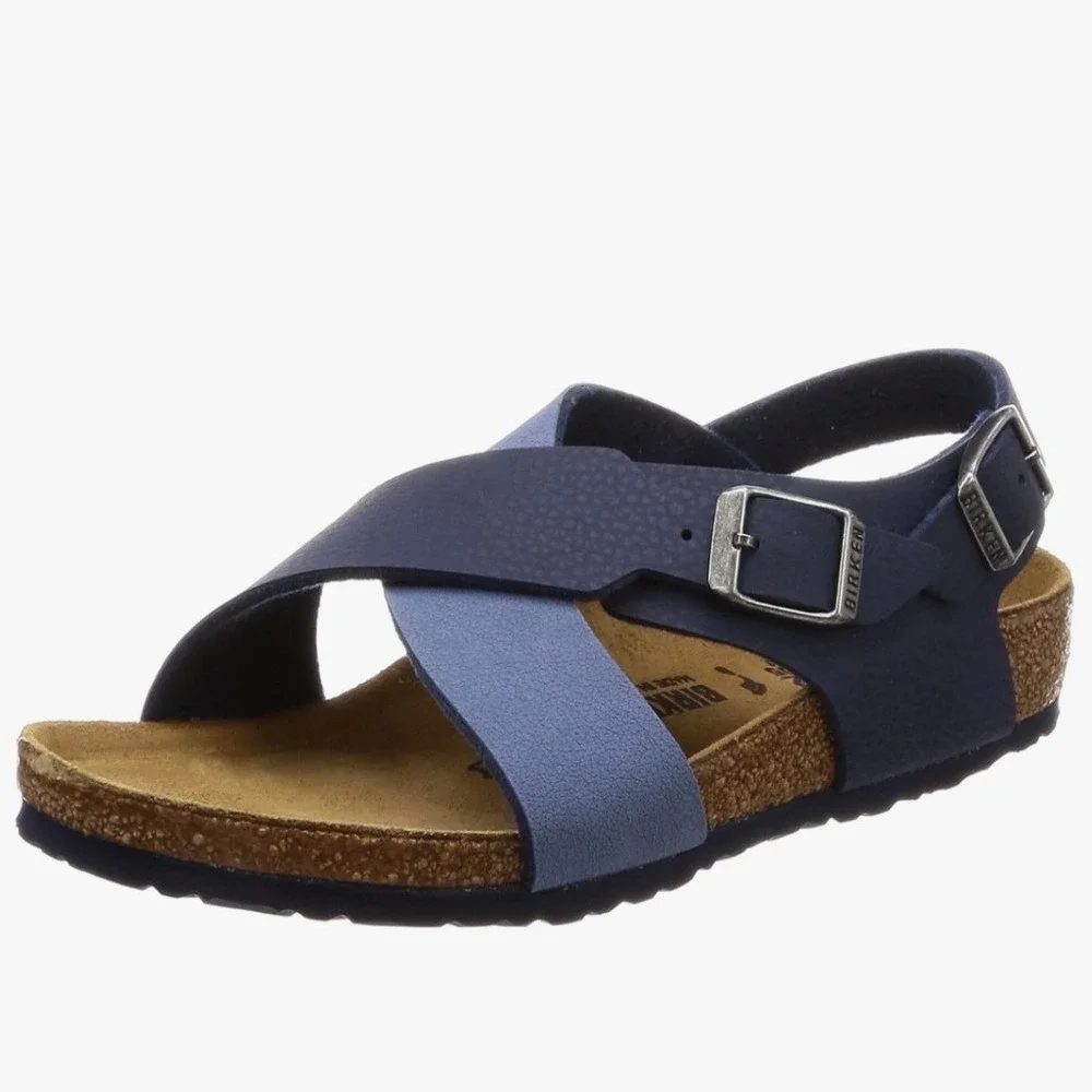 BIRKENSTOCK | NEW Toddler Kid's Spice Blue Guam Strap Sandals, 26‎ EU, 9.5 US